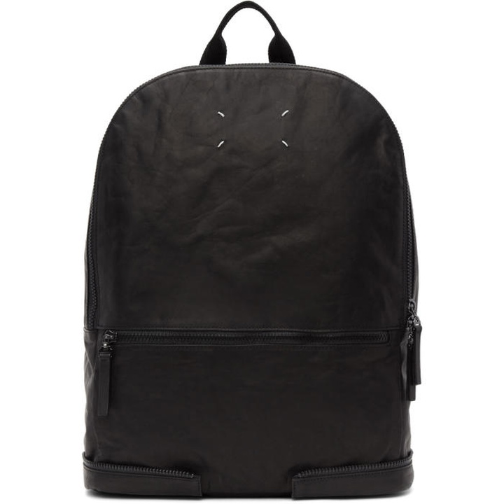 Photo: Maison Margiela Black Leather Backpack