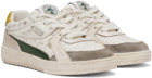 Palm Angels White & Green University Sneakers