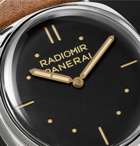 Panerai - Radiomir S.L.C. 3 Days Acciaio 47mm Steel and Leather Watch - Black