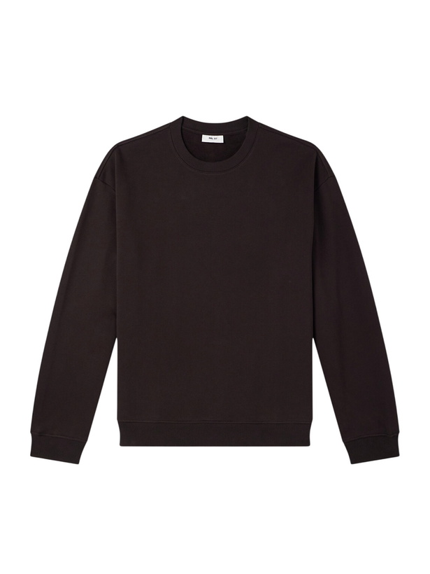 Photo: NN07 - David 3014 Organic Cotton-Jersey Sweatshirt - Brown