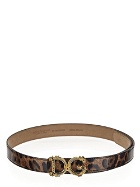 Dolce & Gabbana Leopard Print Belt