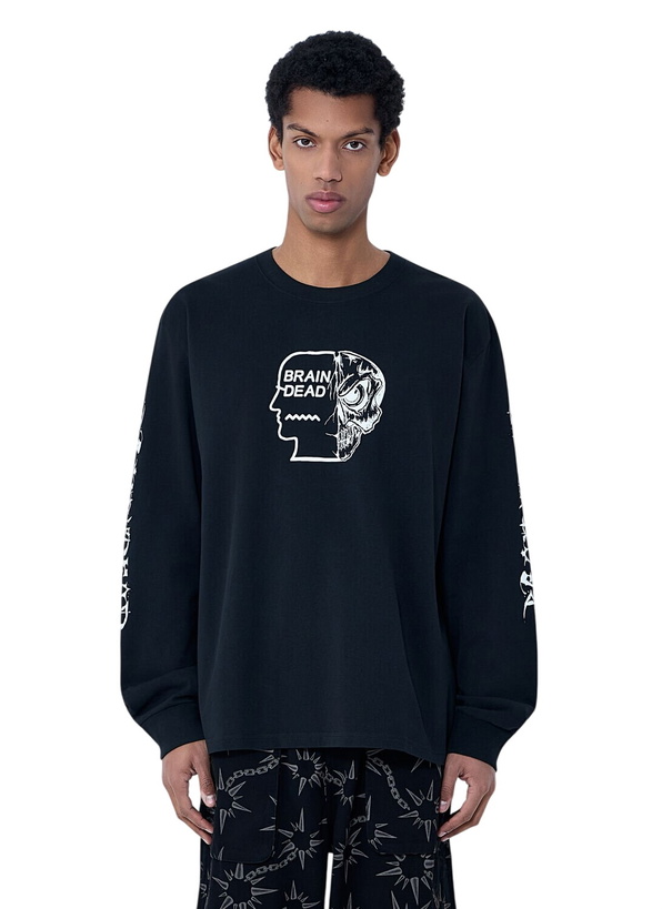 Photo: Brain Dead Printed Wide-Leg Trousers