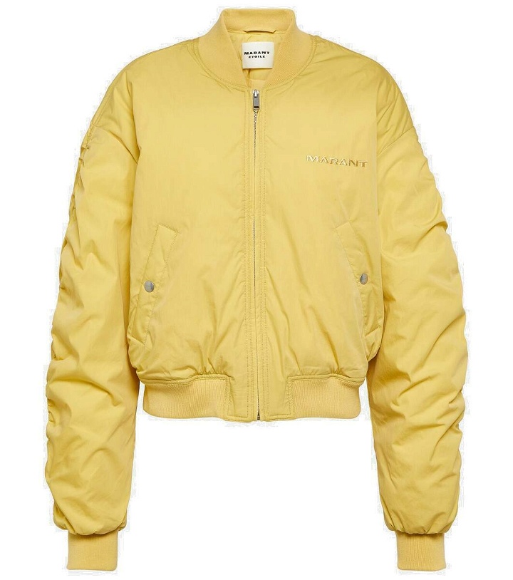 Photo: Marant Etoile Bessime cotton-blend bomber jacket