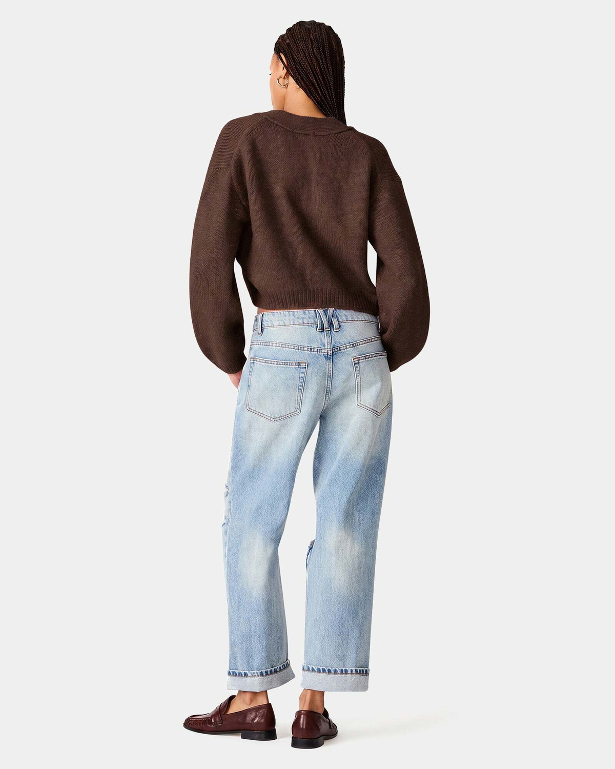 Steve Madden Mica Sweater in Espresso