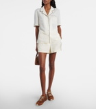 Tory Burch Tory Travel suede-trimmed sneakers