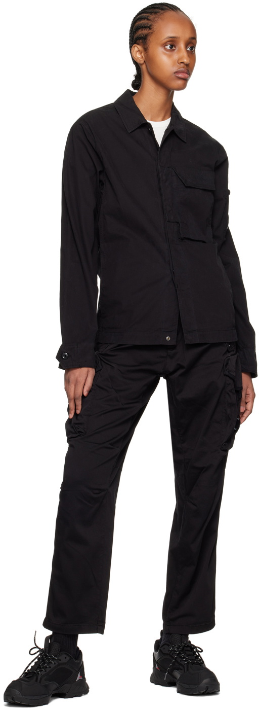 C.P. Company Black Lens Cargo Pants