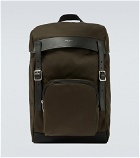 Saint Laurent - Leather-trimmed backpack