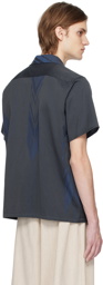 NEEDLES Blue One-Up Shirt