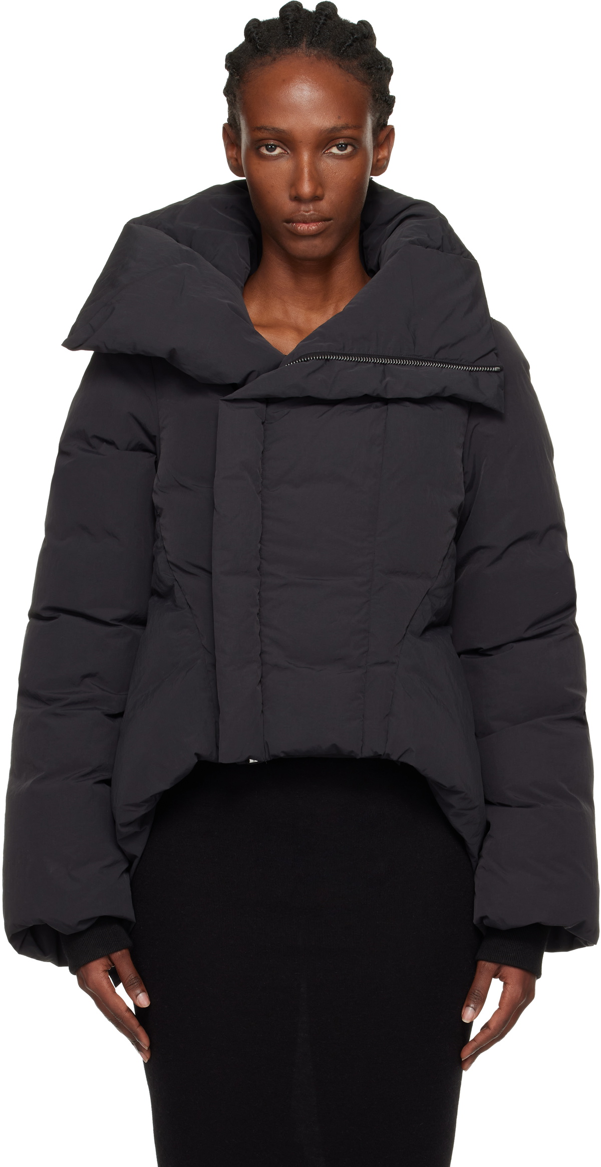 Rick Owens Black Concordians Naska Duvet Down Jacket