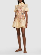 ZIMMERMANN Luminosity Liftoff Silk Blend Mini Dress