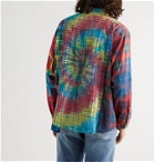 Needles - Patchwork Tie-Dyed Checked Cotton-Flannel Shirt - Multi