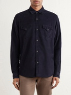 Canali - Cotton-Corduroy Shirt - Blue