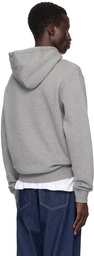 Maison Kitsuné Gray Bold Fox Head Hoodie