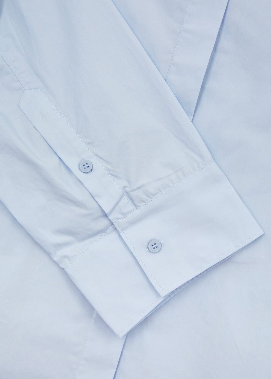 Aexae Cotton-poplin Shirt Light Blue