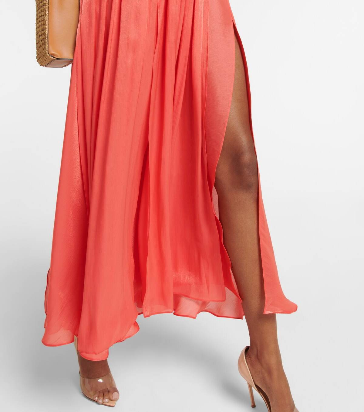 COSTARELLOS コスタレロス ドレス Brennie georgette midi749747 Costarellos Brennie georgette gown Costarellos