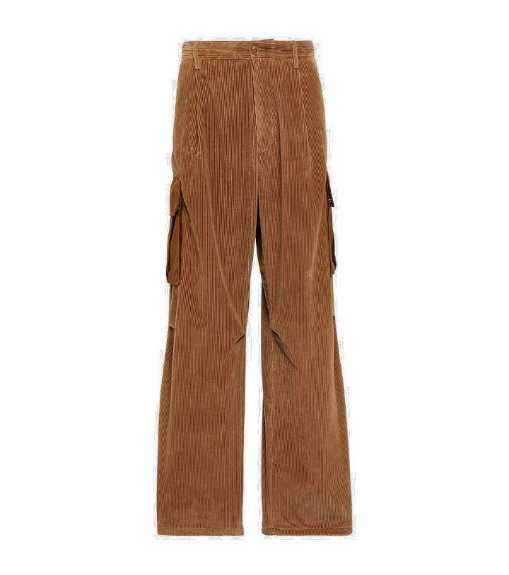 Photo: Moncler Cotton corduroy cargo pants