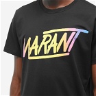 Isabel Marant Men's Retro Logo T-Shirt in Black