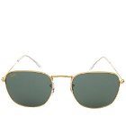 Ray Ban Frank Legend Sunglasses in Gold/Green