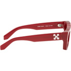 Off-White Red Virgil Sunglasses