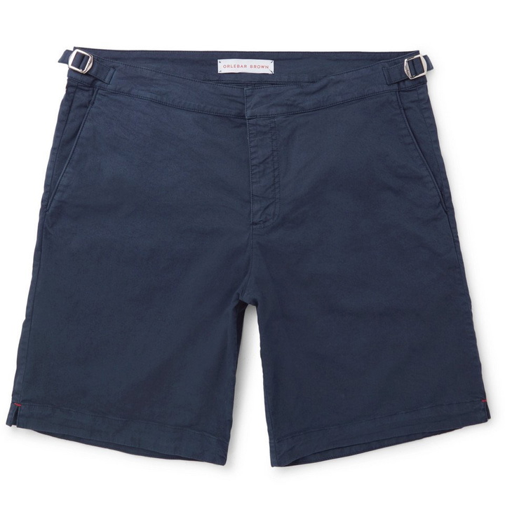 Photo: Orlebar Brown - Dane Stretch-Cotton Twill Shorts - Men - Navy