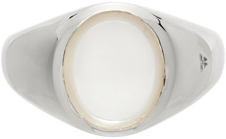 Photo: Tom Wood White Mother-Of-Pearl Lizzie Ring