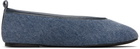 Paloma Wool Blue Pili Denim Ballerina Flats