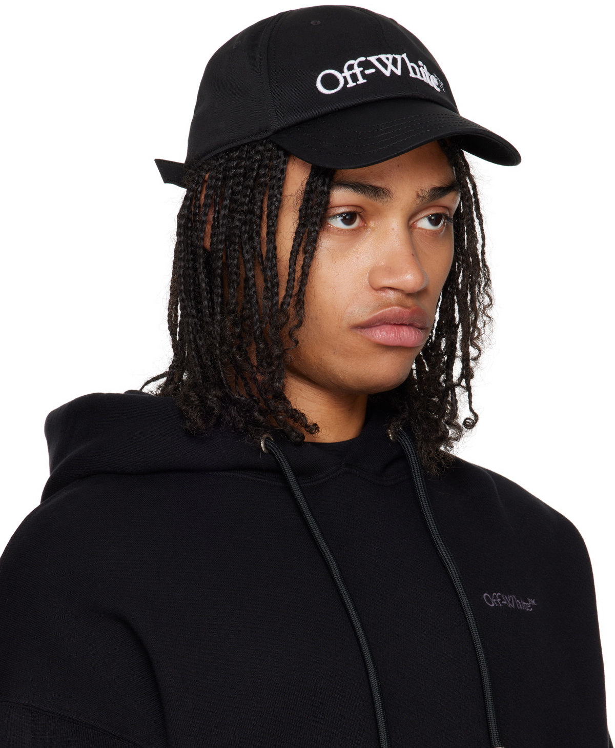 Off-White Black Drill Bookish Baseball Cap