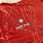 Snow Peak Ofuton Wide Sleeping Bag in Red