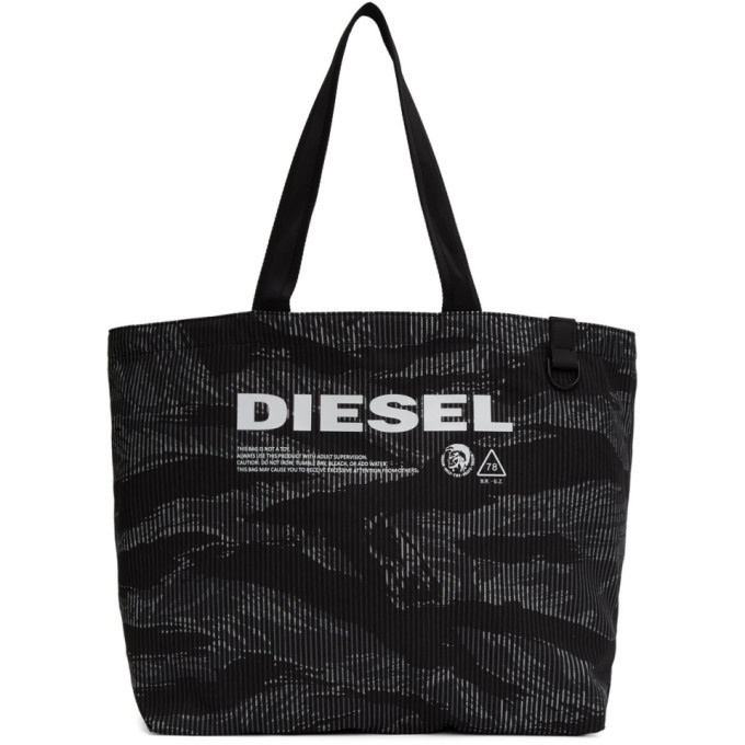 Photo: Diesel Black and Grey D-Thisbag Shopping Tote