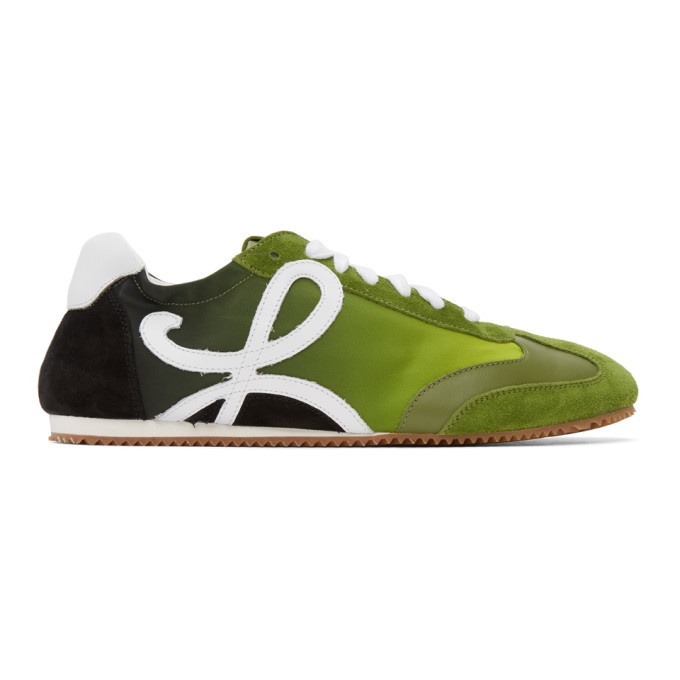 Photo: Loewe Green Ballet Runner Sneakers