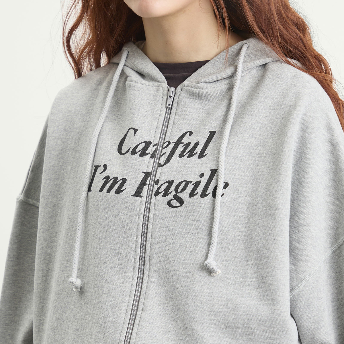Gimaguas Women's Careful Sweatshirt in Grey