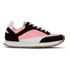 Spalwart Pink and Black Tempo Low Sneakers
