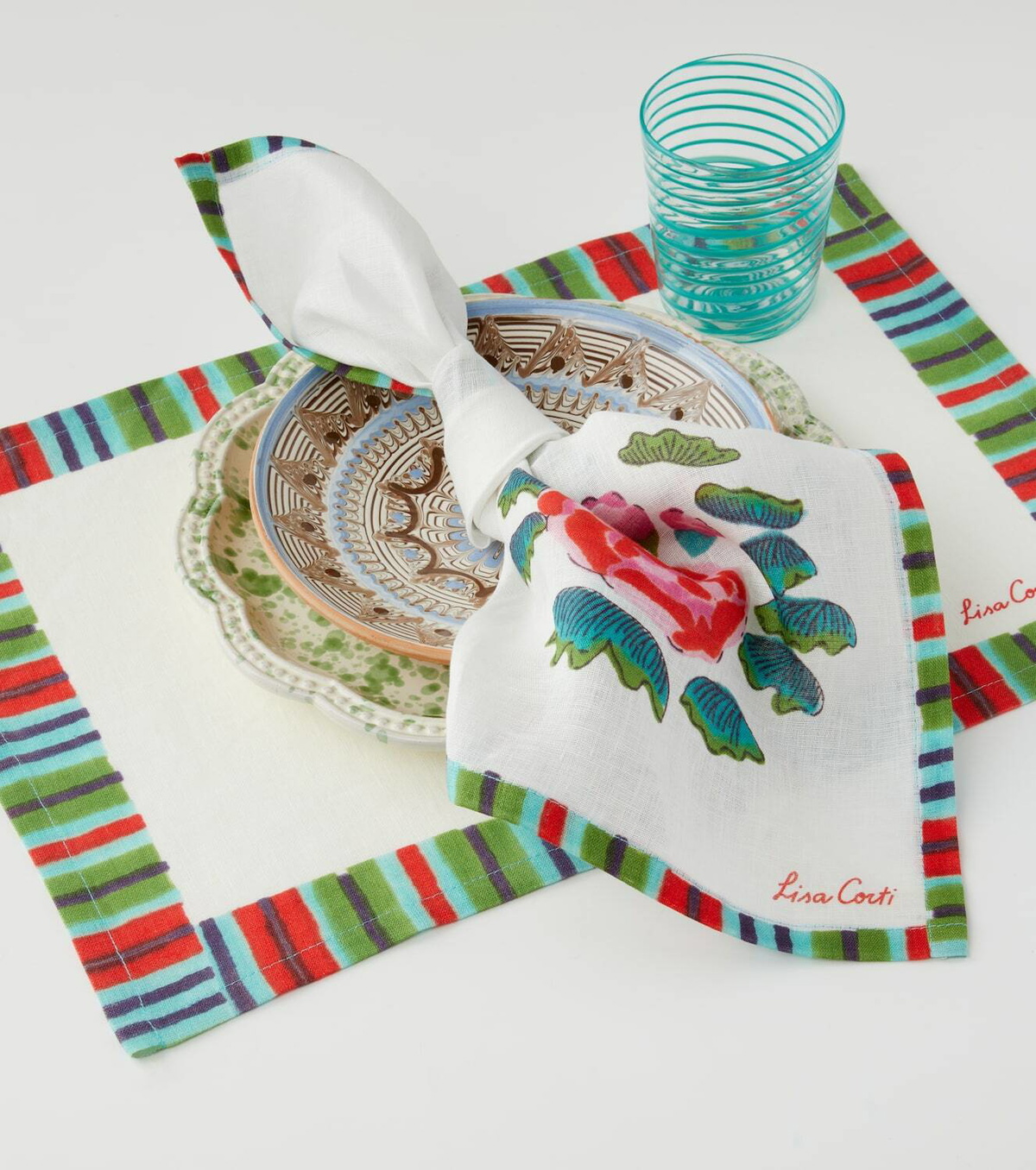 Lisa Corti Royal Palace set of 4 cotton napkins
