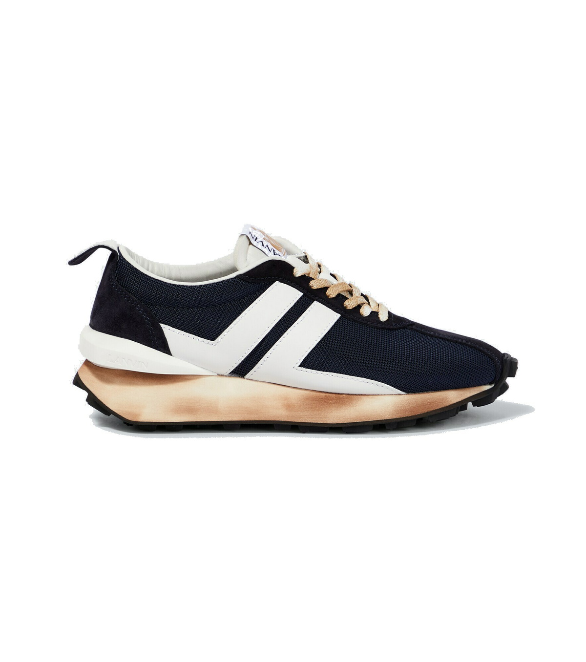 Lanvin Men's Curb Ombre Low Top Sneakers