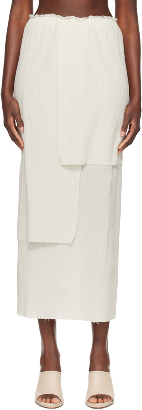Photo: Lauren Manoogian Off-White Raw Layer Maxi Skirt