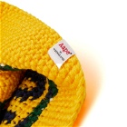 Men's AAPE Knitted Beanie Hat in Yellow
