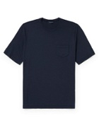 THOM SWEENEY - Cotton-Jersey T-Shirt - Blue