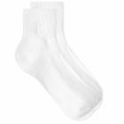Fucking Awesome Men's Seduction Of The World 1/4 Socks in White