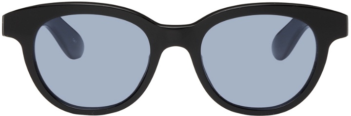 Photo: Alexander McQueen Black Angled Pantos Sunglasses
