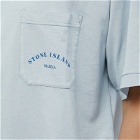 Stone Island Men's Marina Chalk Plating T-Shirt in Sky Blue