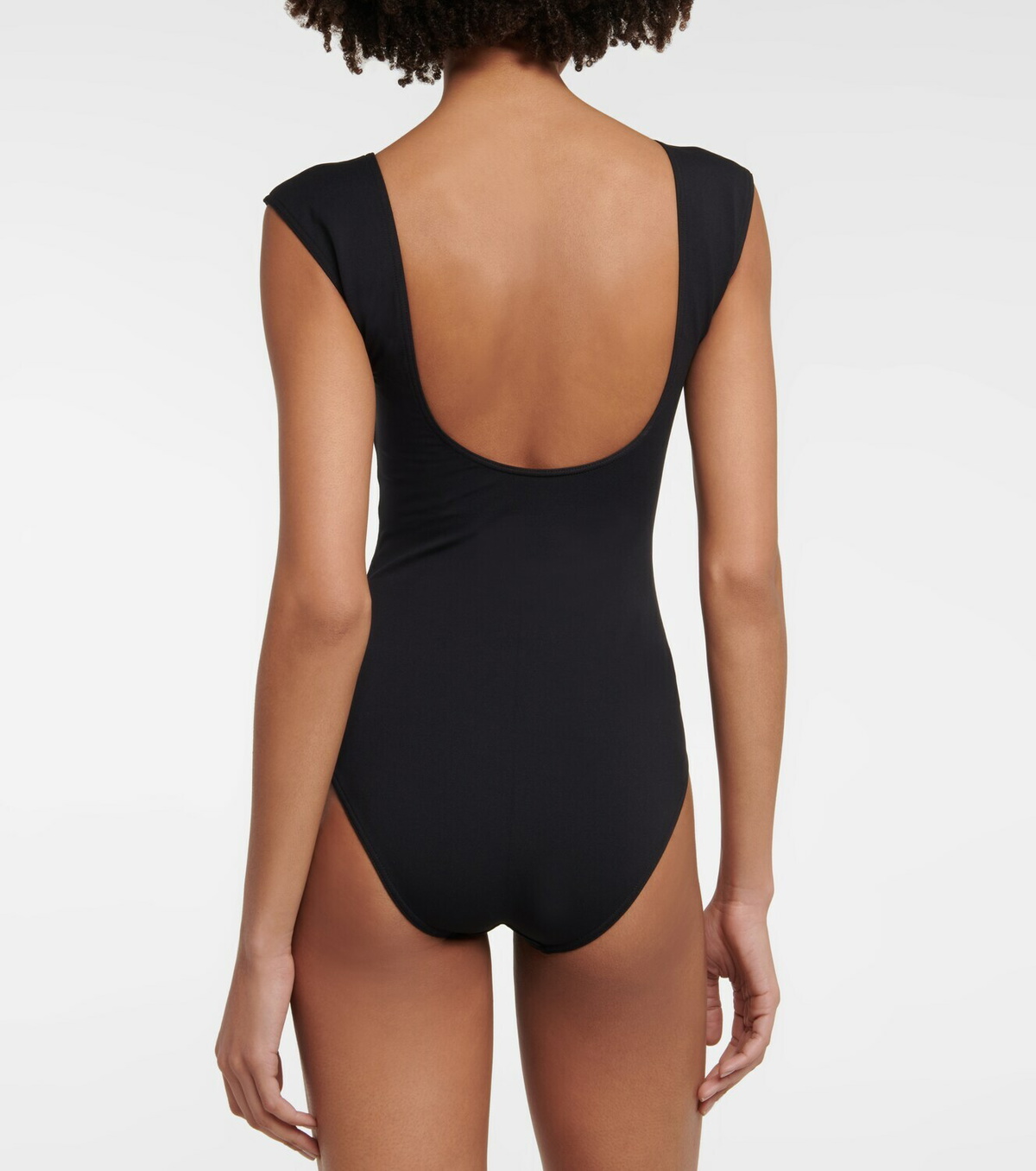 ワンピース水着 ERES Black Stretch Nylon Sillage Swimsuit Amazon.com: Silkglory Women One Piece Swimsuit Solid Ribbed