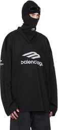 Balenciaga Black 3B Sports Icon Ski Long Sleeve T-Shirt