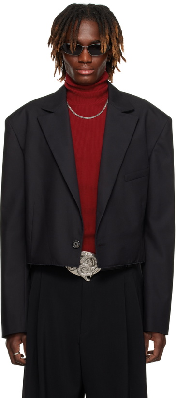 Photo: LU'U DAN Black Slashed Blazer