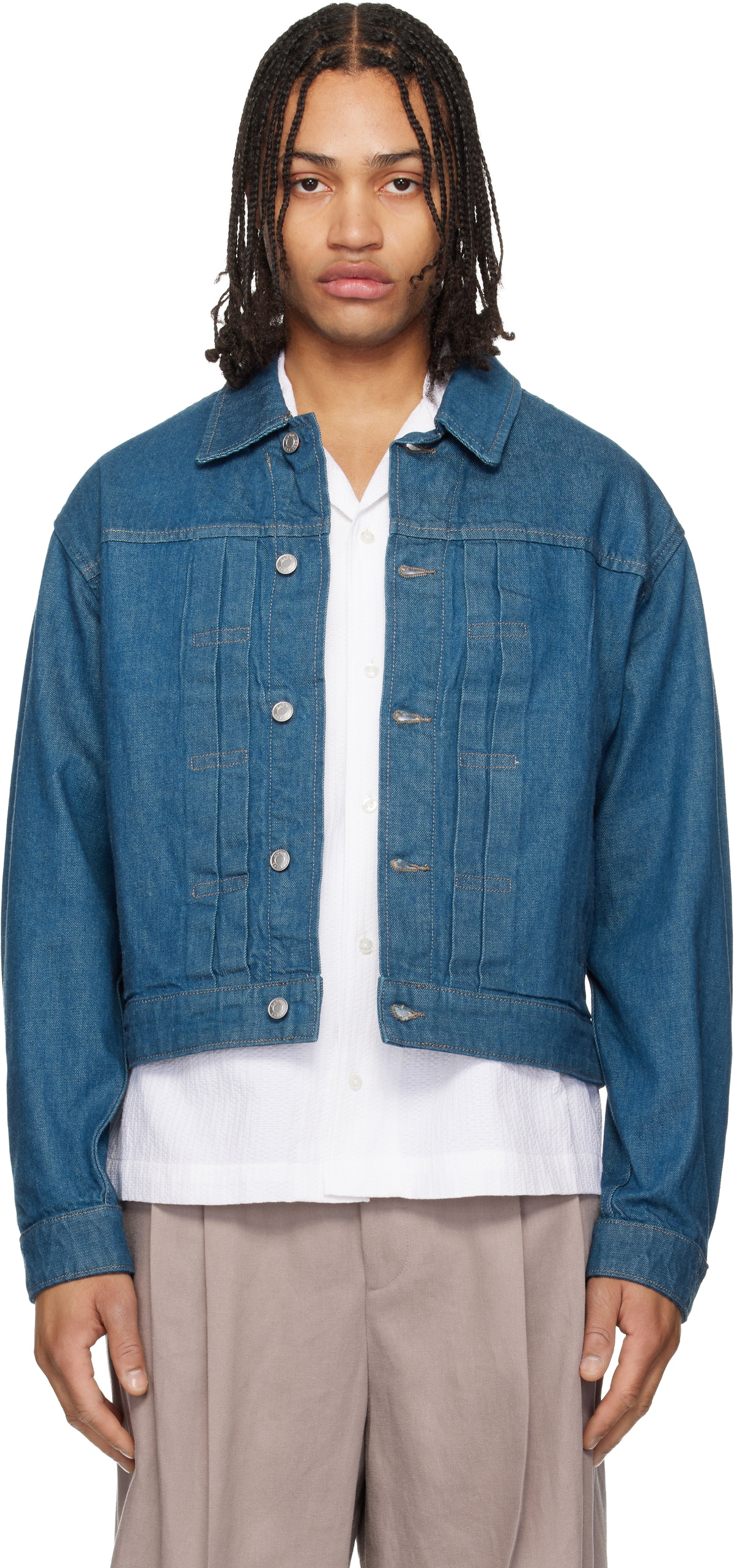 Haider Ackermann Red Oversized Check Shirt Jacket Haider Ackermann