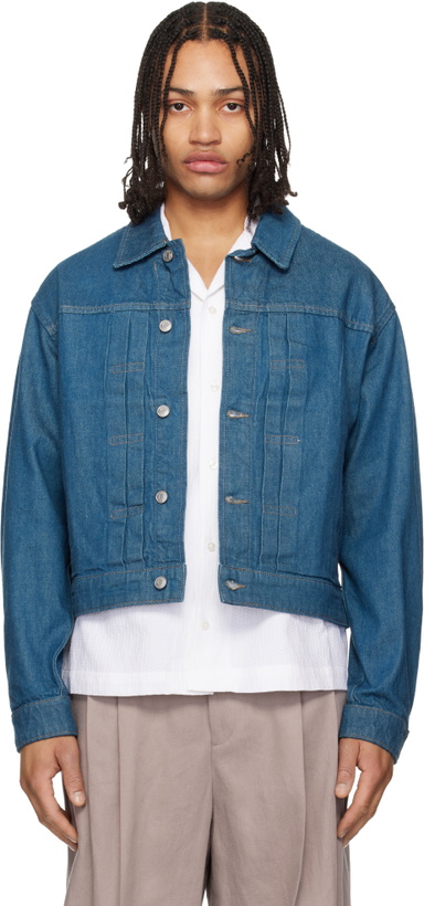 Photo: Hugo Blue Logo Patch Denim Jacket