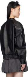 Paloma Wool Black Lora Leather Jacket