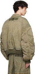032c Green Clay Utility Bomber Jacket