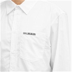 Han Kjobenhavn Men's Logo Regular Fit Shirt in White