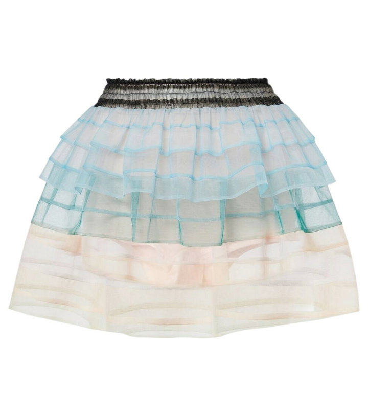Photo: Susan Fang Striped tulle miniskirt