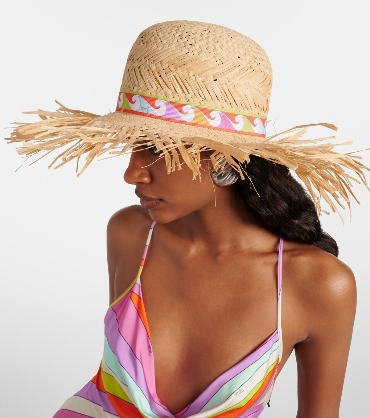 Pucci Straw sun hat